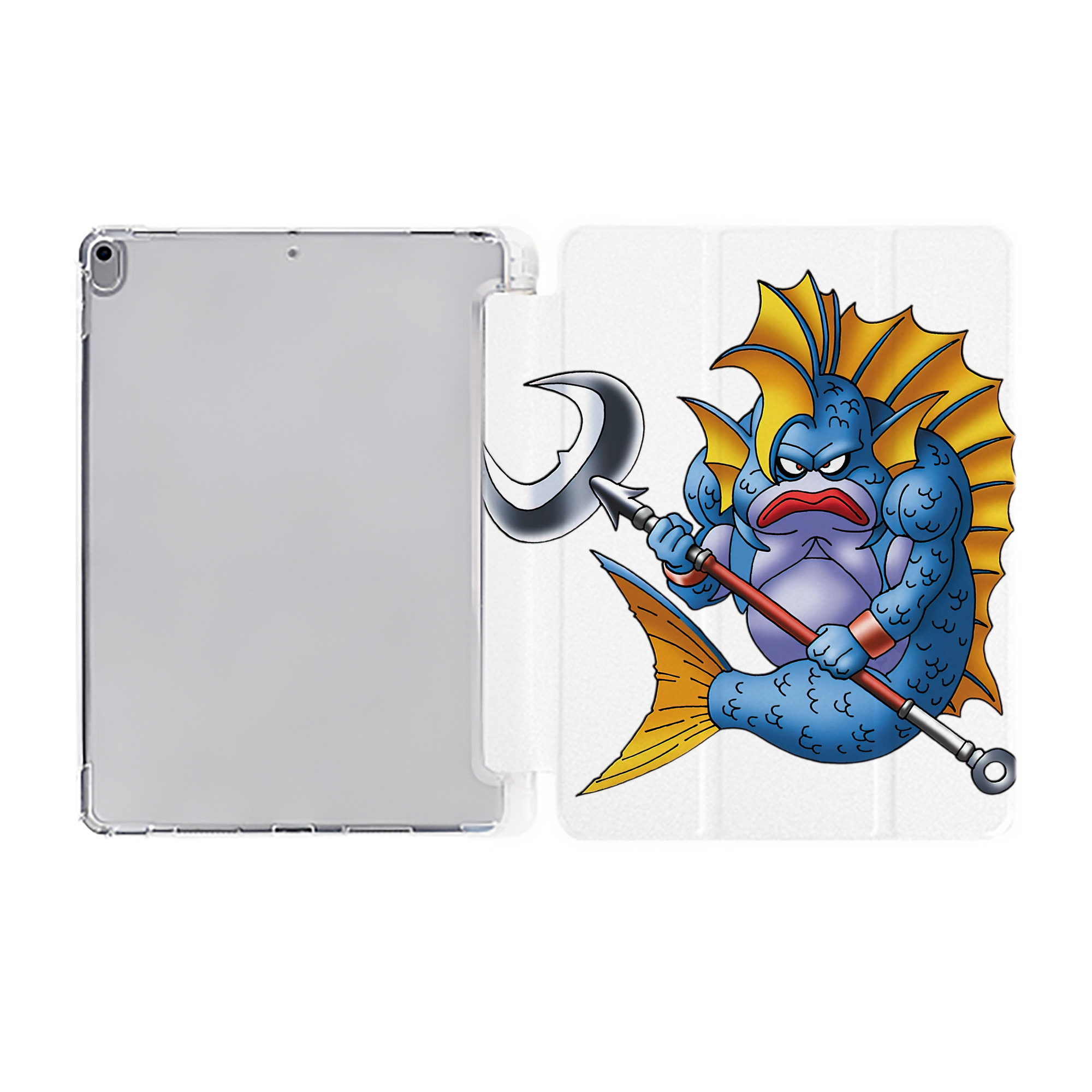 （画像用） ドラゴンクエスト Doragon Kuesuto Dragon Quest IPad ケース ペン収納付き 三つ折りスタンド PUレザー×シリコン 対応機種9.5/10.5/10.9インチ